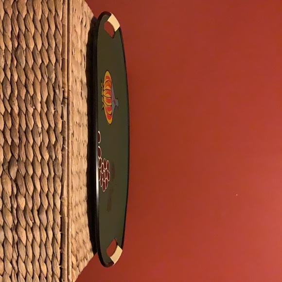 Vintage MCM Atomic 1960’s Tilso wine and grape fiberboard serving tray - Picture 9 of 9